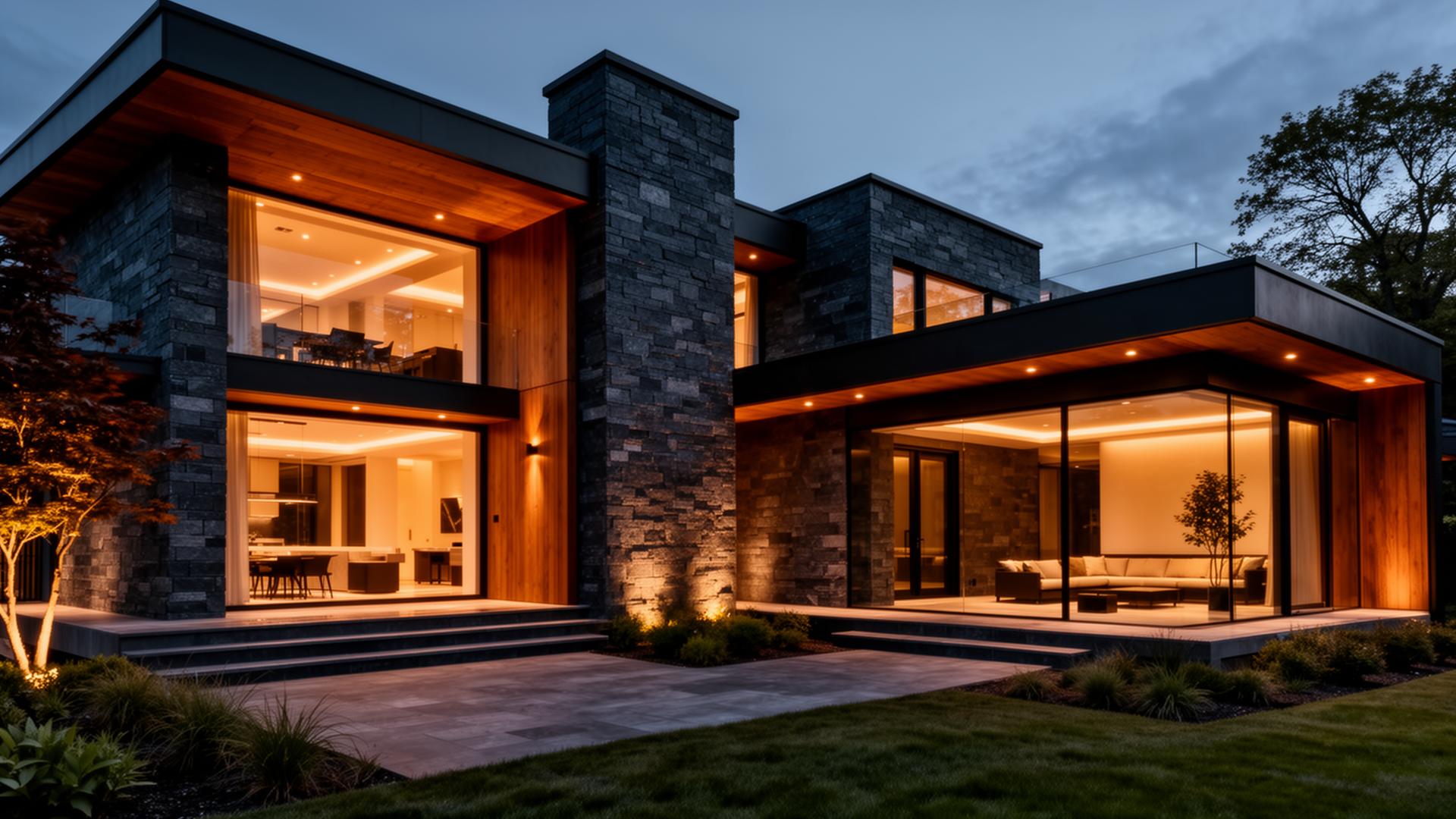 Luxury modern home built by MC Construction in Queen Creek Arizona